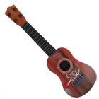 Violao de Brinquedo Marrom 42cm Regulavel Ukulele - Elite 00439