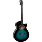 Violao Eletrico Mini Jumbo Gsf-1d Dbb (azul) Giannini GSF1D