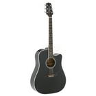 Violão Elétrico Takamine GD34CE Preto Tampo Sólido com Case