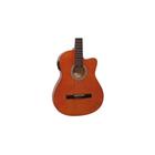 Violão eletroacústico giannini flat nylon cutaway nf-14 ceq