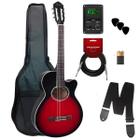 Violão Giannini Elétrico Nylon GNF1D BRB Kit Bag e Acessórios