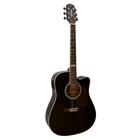 Violao giannini folk cutaway eletroacustico gf-1d black