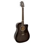 Violao giannini gf-1d ceq tbk folk cutaway eletroacustico trans black