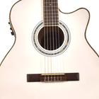 Violão land acustico nylon branco ln-40e wh