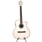 Violão Land Eletrico Nylon Branco Lw-N40E/Wh