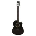 Violao mxt eletroacustico cutway corpo de tilia 39a-preto