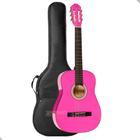 Violão Nylon Acustico Vogga Vca105N Pk Rosa + Capa