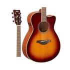 Violao Yamaha FSC-TA BS TransAcoustic Tampo Sólido Aço Elétrico Brown Sunburst