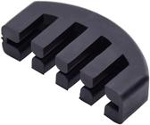 Violin Practice Mute WOIWO Rubber 4/4, preto, 2 unidades