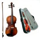 Violino Vogga Von144n Profissional Completo 4/4 Tampo Spruce Cor Natural
