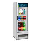 Visa Cooler Refrigerador Expositor Multiuso Porta Vidro 235L VB25R Metalfrio 220V