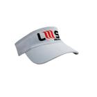 Viseira Aba Curva Vermelho e Branco - Lms Rods