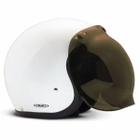 Capacete Custom Aberto Etceter Seven Eight Fosco com Viseira Bubble -  Capacete de Moto - Magazine Luiza