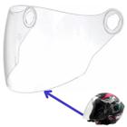 Viseira Cristal Transparente Capacete EBF Spark Jet Original