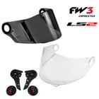 Viseira Fw3 Gt Ls2 Ff358 Anti Risco + Kit Reparo Botão Trava Original FW3 Completo Fumê e Cristal