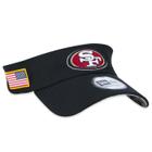 Viseira New Era San Francisco 49ers Salute To Service 2022 Aba Curva Preto