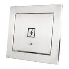 Visor de luz energia em 100% Inox polido brilhante espelhado Design moderno clean