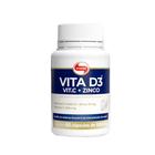 Vita D3 com Vitamina C + Zinco 1000mg com 60 cápsulas - Vitafor