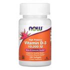 Vitamin@ d3 Now Foods 10.000 (120 Softgels) - Importada - Androte