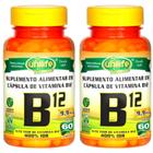 Vitamina B12 Cobalamina Vegana 60 cápsulas de 450mg Kit com 2 - Unilife