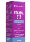 Vitamina B12 Liquida de 20 ml Sabor Frutas Vermelhas-Sanavita