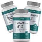 Vitamina B12 Metilcobalamina 400mg Vegana Lauton - Kit 3