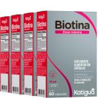 Vitamina B7 Biotina 4 X 60 Cápsulas Katiguá - KATIGUA