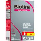 Vitamina B7 Biotina 6 X 60 Cápsulas Katiguá