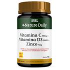 Vitamina C + D3 2000UI + Zinco 60 Cápsulas