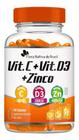 Vitamina C + Vitamina D3 + Zinco 60 Capsulas Flora Nativa