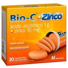 Vitamina C + Zinco 1g Bio C 30 Comprimidos efervescentes imunidade Bio-c Acido ascorbico