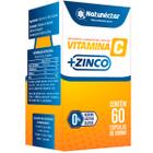 Vitamina C + Zinco Natural Suplemento Alimentar 100% Puro Natunectar Original 60 Capsulas