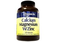 Vitamina Calcium + Magnesium/Zinc 120 Cápsulas - Vitaminlife