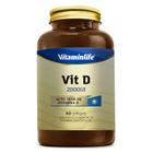 Vitamina D (2000ui) corante natural cúrcuma 60 Softgel - Vitaminlife