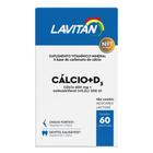 Vitamina D Lavitan 1000 Ui Cálcio Com 60 Comprimidos