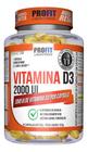 Vitamina D3 Colecalciferol 2000 Ui 60 Caps - Profit Labs Sabor Sem Sabor