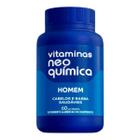 Vitamina Homem Cabelo e Barba Saudáveis 60Cp - Neo Química.