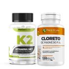 Vitamina K2 2X Cloreto de Magnésio PA Saúde total Academia Imunidade Saúde Mental