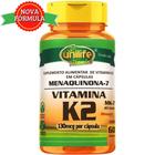Vitamina K2 Mk7 Menaquinona 500mg 60 Caps Vegano Unilife