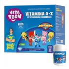 Vitatoon Luccas Neto Polivitamínico A a Z (30 gomas) - Sabor: Morango - MaxiNutri