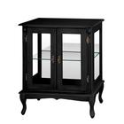 Vitrine Baixa Antique Luiz XV com 1 Prateleira de Vidro - 1054-e