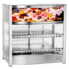 Vitrine Fria em Alumínio Anodizado VFV 566 PT Ice Gel c/ Display e Iluminação LED - Pass Through - Titã