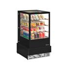 Vitrine Refrigerada Gelopar Dupla Função 70 cm Preto 127V GGER-070