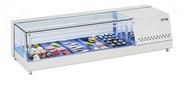 Vitrine Refrigerada Inox Sushi Fritomaq 5 Bandejas