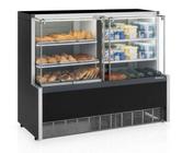 Vitrine Refrigerada Quente/Frio 2 Placas Frias Aurora 1,40m GQRA-140R/PF/220V - Gelopar