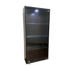 Vitrine Suspensa 133X64 Led Preto