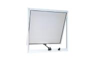 Vitro Projetante 40 X 60 Alumínio Branco Vidro Mini Boreal Linha Turquesa Brecorimo