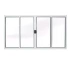 vitro sala janela alumínio branco 100x100 4fls s/grade l.18
