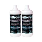 Vittrolux Limpador De Vidro Boxfachadas Restaurador Kit 2un