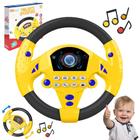 Volante Brinquedo Infantil Musical Gira 360º Sons De Carro - Toysmart